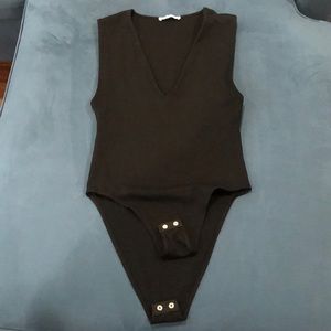 Black ZARA bodysuit
